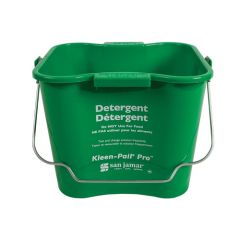 San Jamar KPP256GN Green Cleaning Kleen-Pail Pro Bucket, 8qt