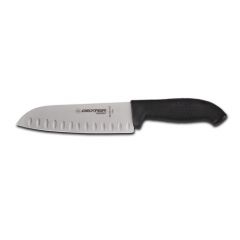 Dexter Russell SG144-7GEB-PCP Sofgrip™ Santoku Chef's Knife, 7", Duo-Edge, Black