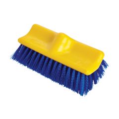 Rubbermaid FG633700BLUE 10" Polypropylene Bi-Level Scrub Brush, Blue