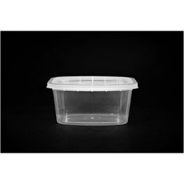 Cube Packaging CR-1047BB 48oz Square Plastic Container Base