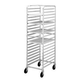 Channel HDKD20 Heavy Duty Bun Pan Rack, Mobile, 20-1/2W X 26D X 70-1/4H,  3 Spacing, Capacity (20) 18 X 26 Bun Pans, Front Load, Open Sides