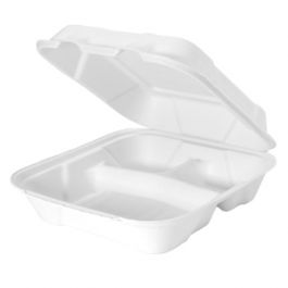 Compostable Large Hinged Deli Containers